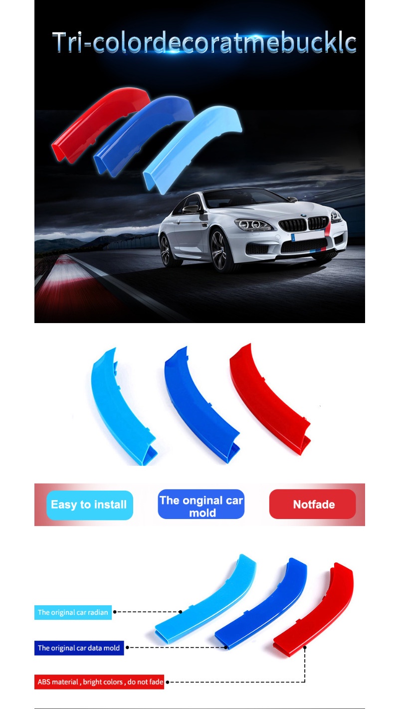 Adesivo Per BMW - Decalcomania Parabrezza Anteriore/Posteriore, 90x12 Cm, PVC Cambia Colore - Foto 9