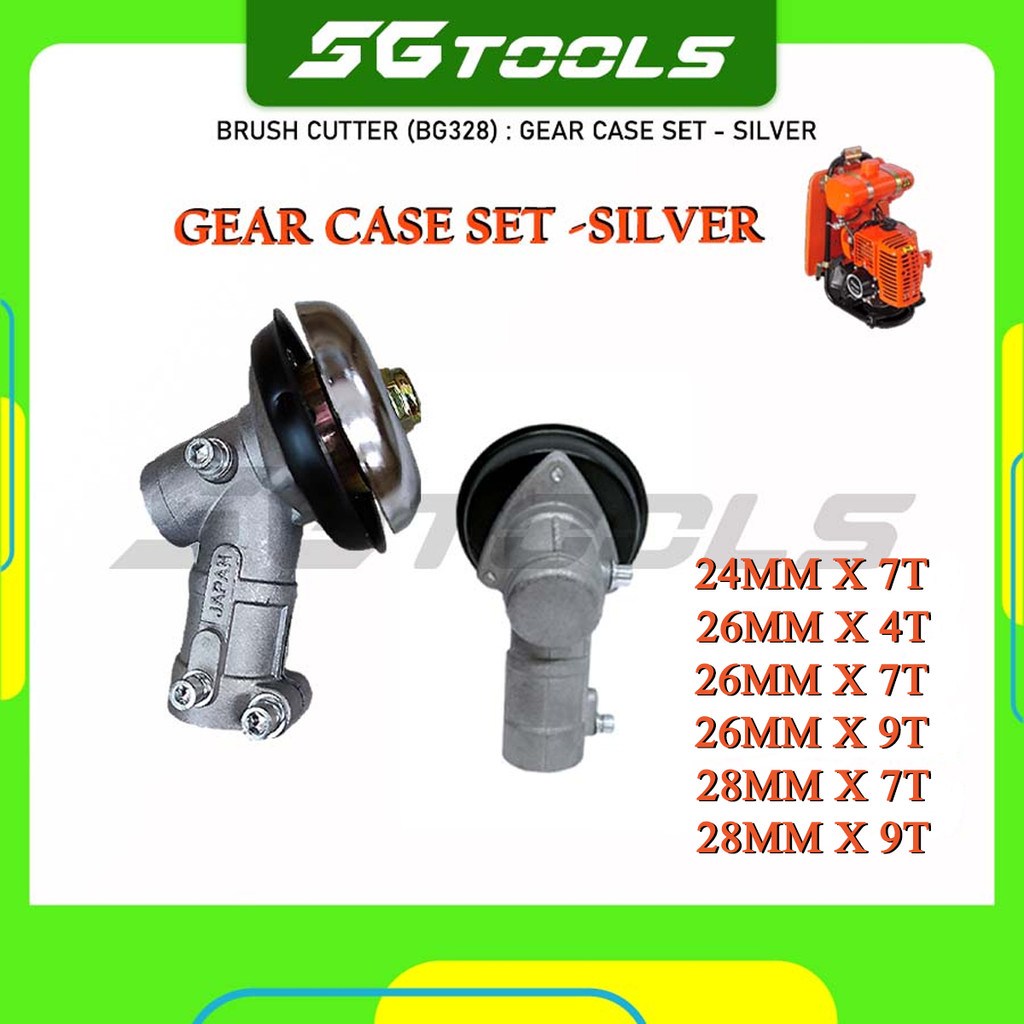 SPARE PART(BG328):GEAR CASE SET- SILVER 24MM 26MM 28MM / 4T 7T 9T GEAR ...