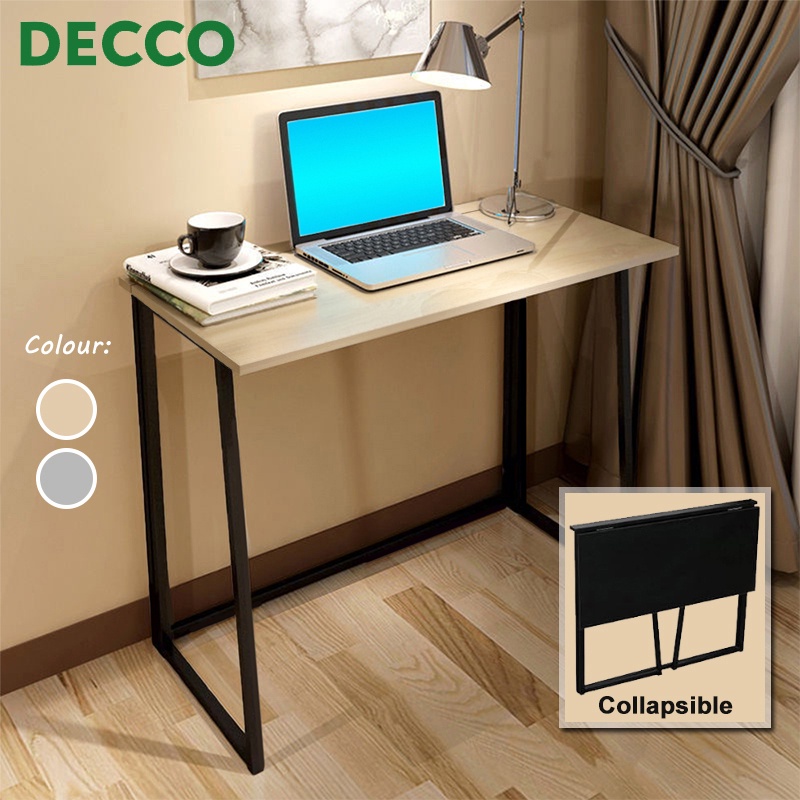Decco 90CM Home Office Simple Collapsible Computer Table Portable