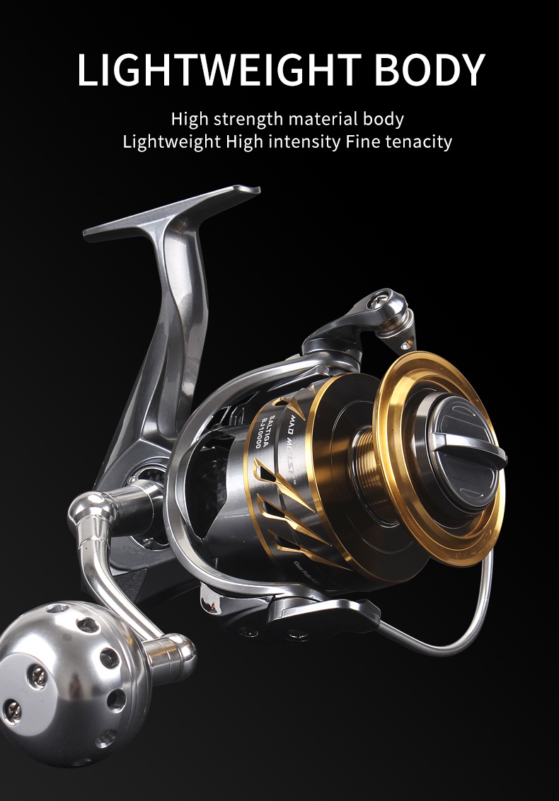 MADMOUSE SALTIGA BJ 4000 /6000/10000 Spinning Jigging Reel
