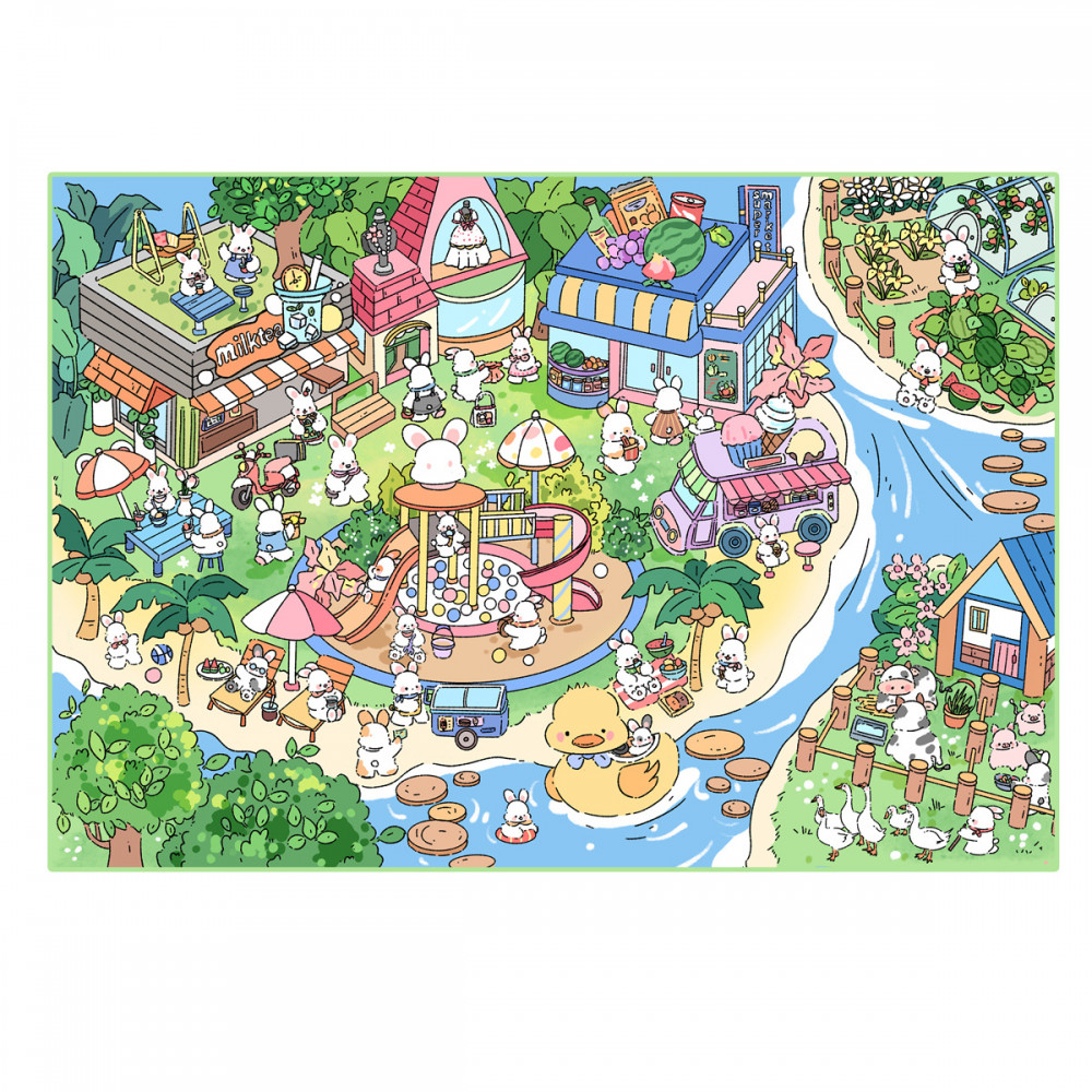 ENWEI 3 Pcs [Four Seasons Town Series] Cute 3D Journal Stickers ...