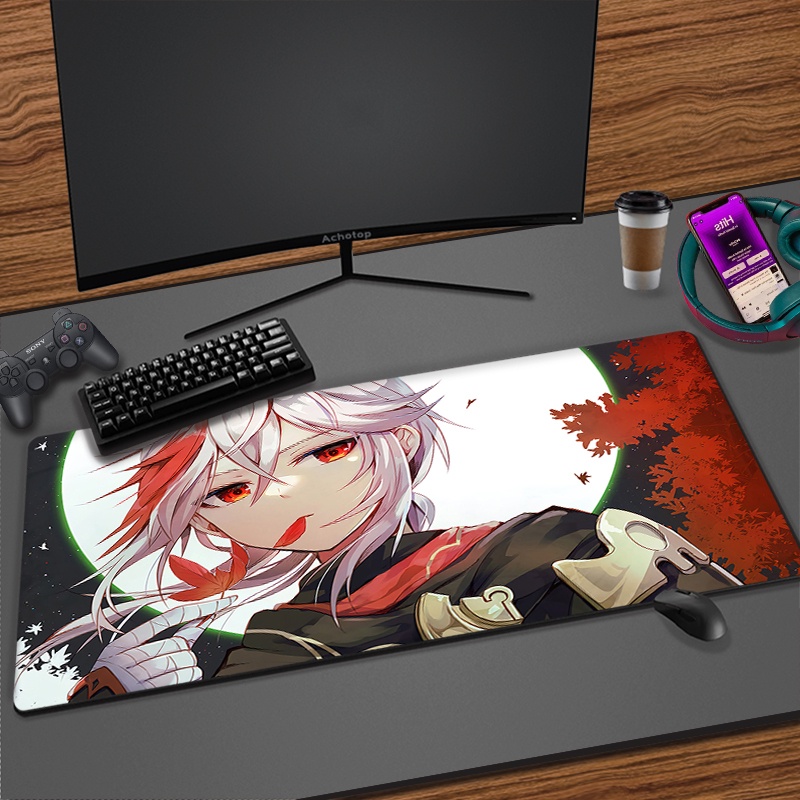 Genshin Impact Anime Computer Mouse Pad Gamer Mouse Pads Large Gaming