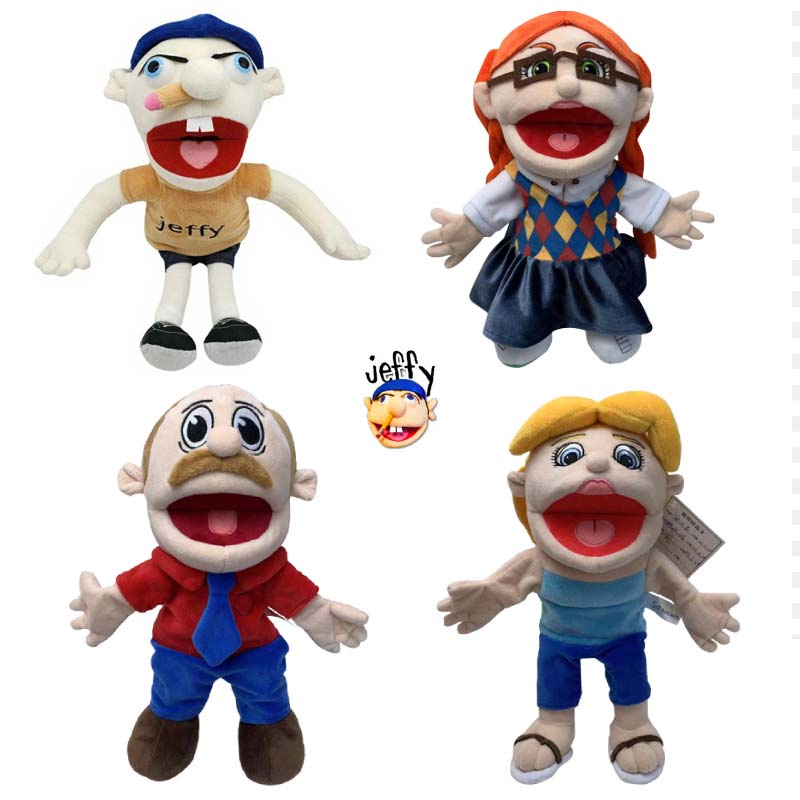 40cm Jeffy Puppet Doll Jeffy Hand Puppet Sml Jeffy Puppet Family Real ...