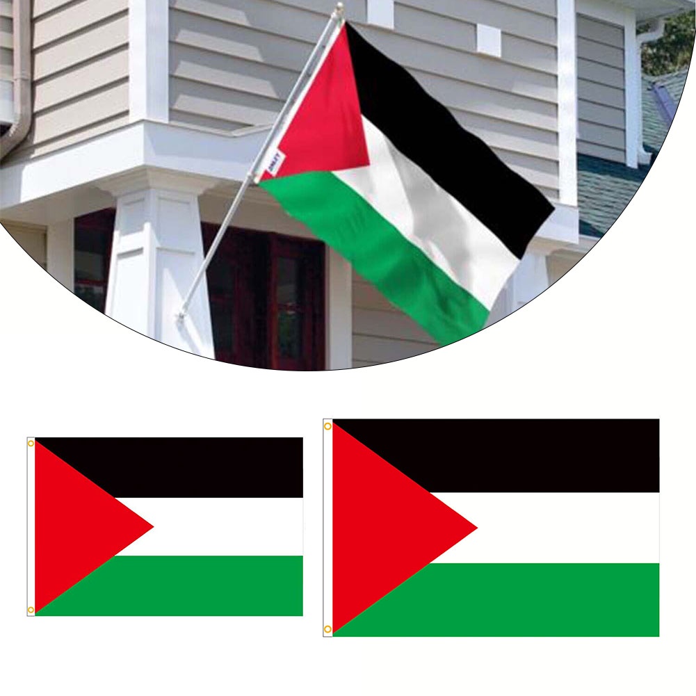 In Stock] Bendera Palestin National Flag Country Flag Hand Waving