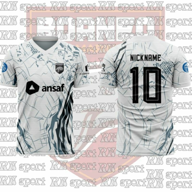 New FashionNewest Borneo Fc Away Jersey Shirt 2023/2024 Full Printing ...