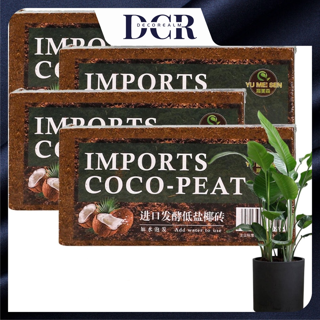 DCR Coco Peat Block (Coco Coir Block/Sabut Kelapa Halus) Compressed ...