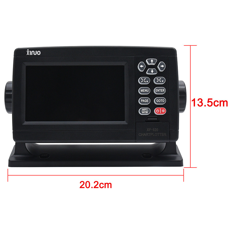 XF-520 5'' Marine Satellite GPS Navigator Color LCD Dual-Mode ...