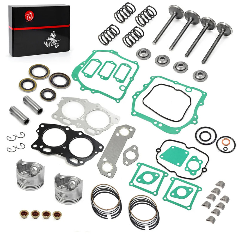 Oversize 0.25mm Piston Ring Gasket Seal Exhaust Intake Valve For EZGO 4 ...