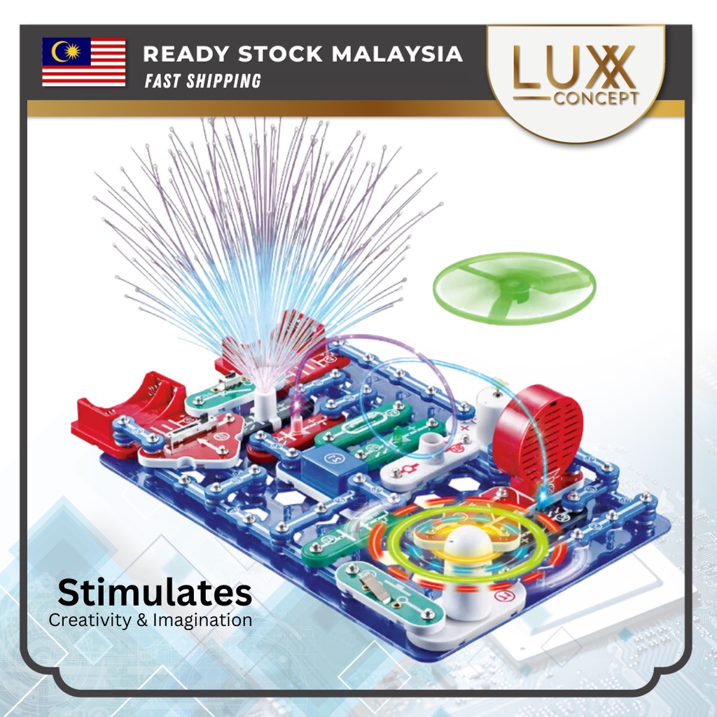 Science Kit Toy Snap Circuits Electronic Blocks STEM Physics ...