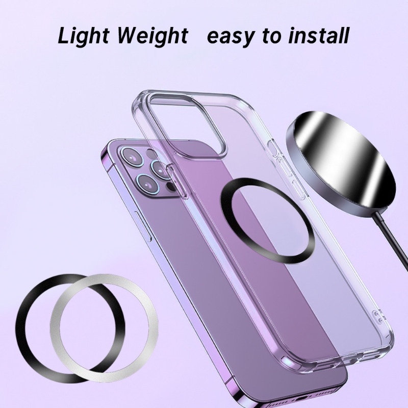 Ultra Thin Patch- Fast Charging Magnetic Metal Ring- Wireless Charging ...