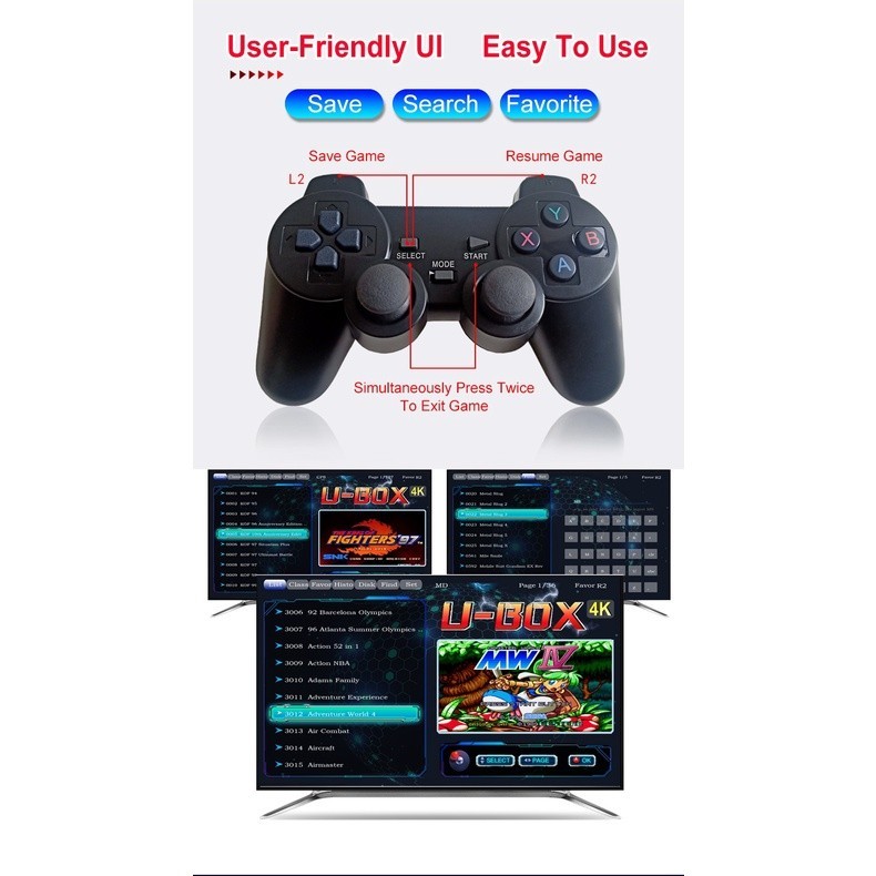 [Johor Seller]HIght-Definition Home Game Console M8 Retro Game Console ...