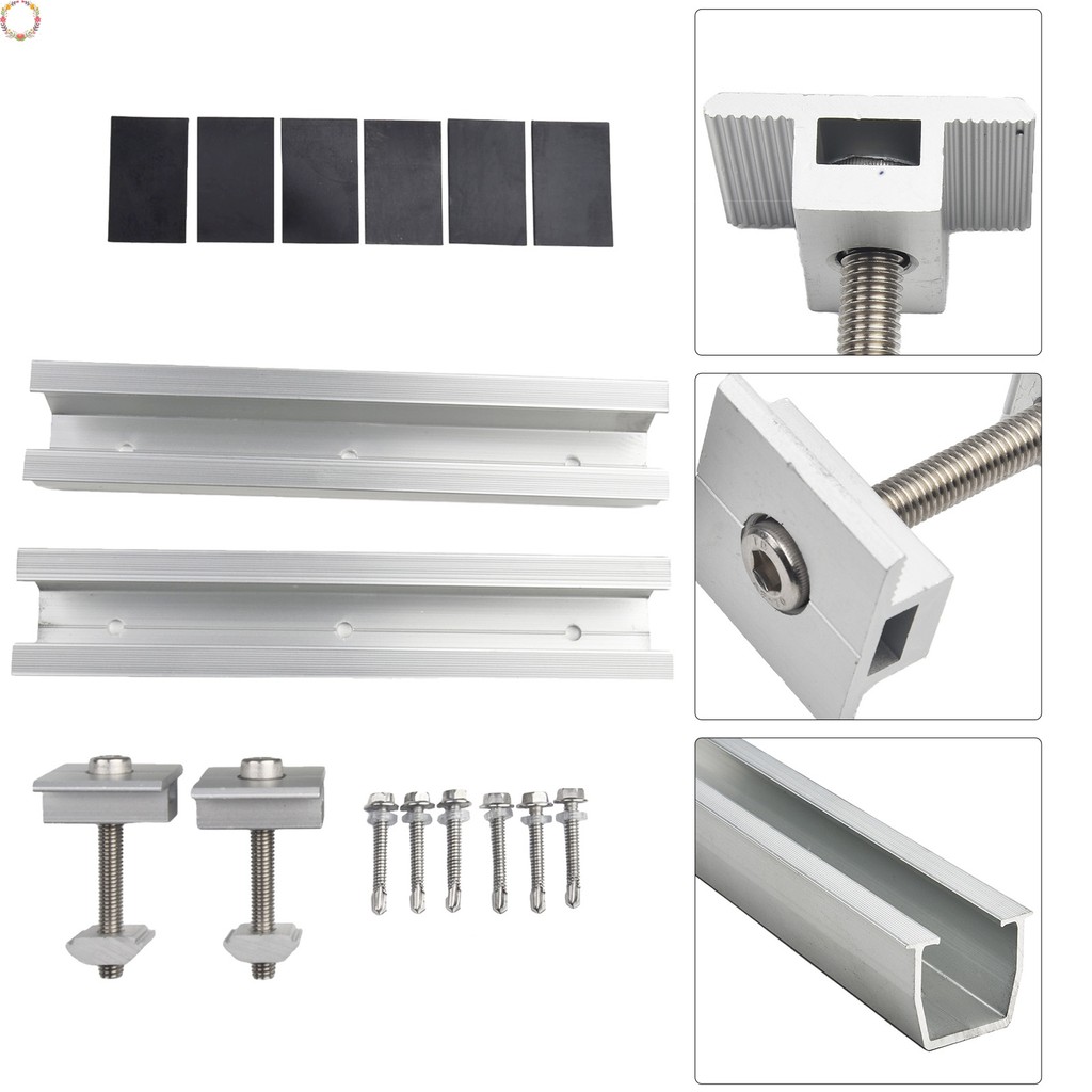 [HME] Solar Panel Bracket Aluminium Mounting System Trapezoidal Sheet ...