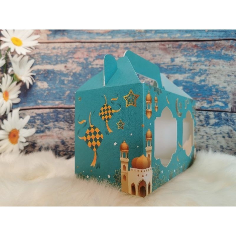 10/20Pcs Hari Raya Cookies Gift Box Kotak Kuih Raya Aidilfitri | Shopee ...