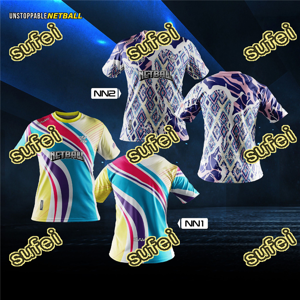 Sufei New Design baju Full Sublimation Malaysian Women's Netball Team ...