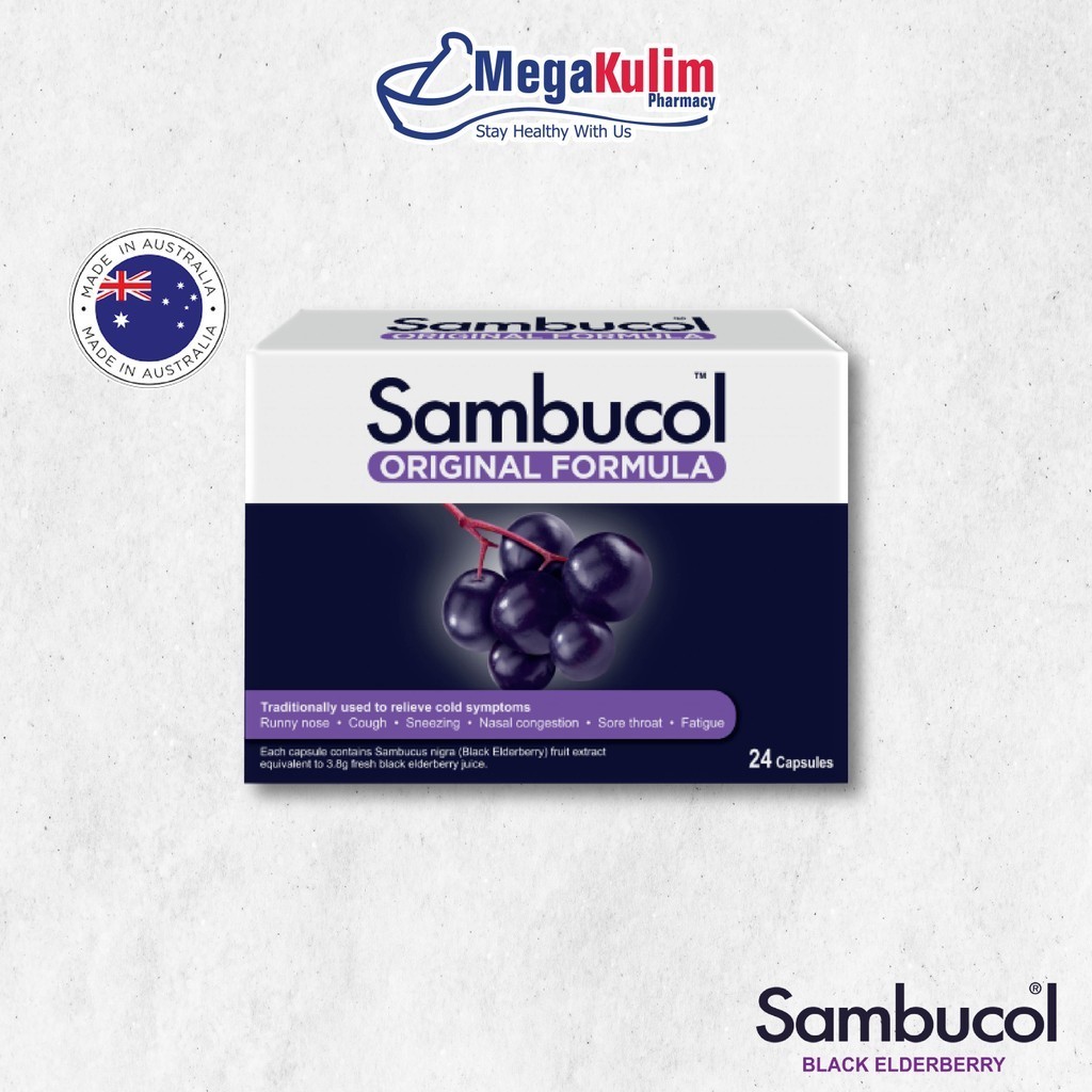 Sambucol Original Formula 24 caps | Shopee Malaysia