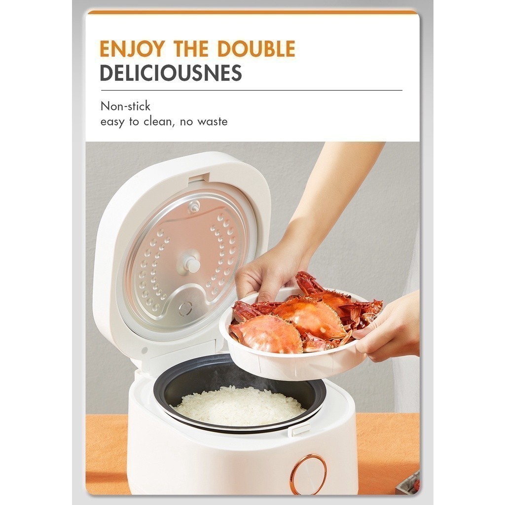 Gaabor Rice Cooker Large Touch Display 24 Hours Keep Warm GRS25D/GR