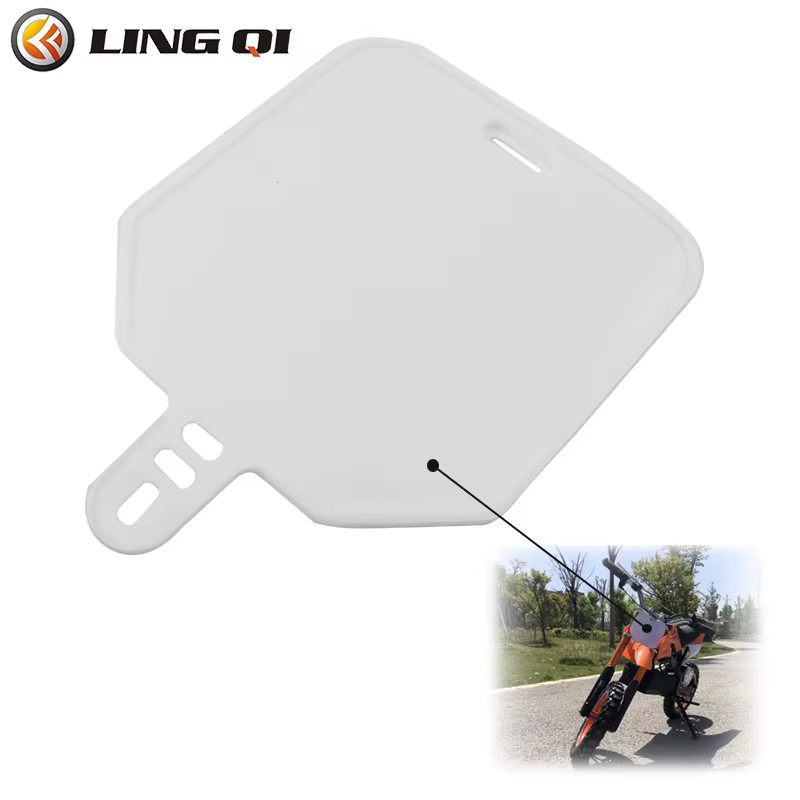 LING QI Motorcross Number Plate Fit to Apollo Orion Plastics Front ...