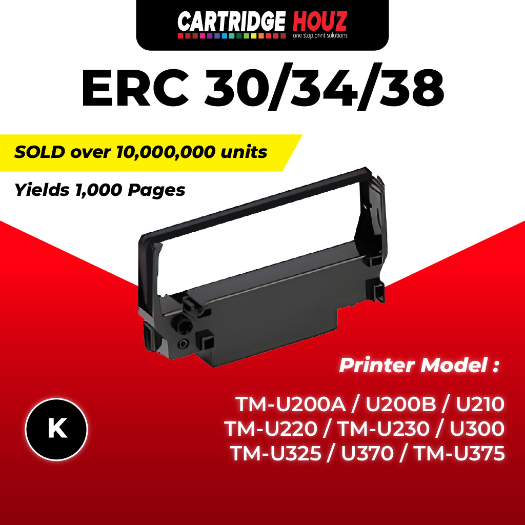 Compatible SRP275 Ribbon Epson ERC30 ERC-30 ERC 30 / ERC34 ERC-34 ERC ...