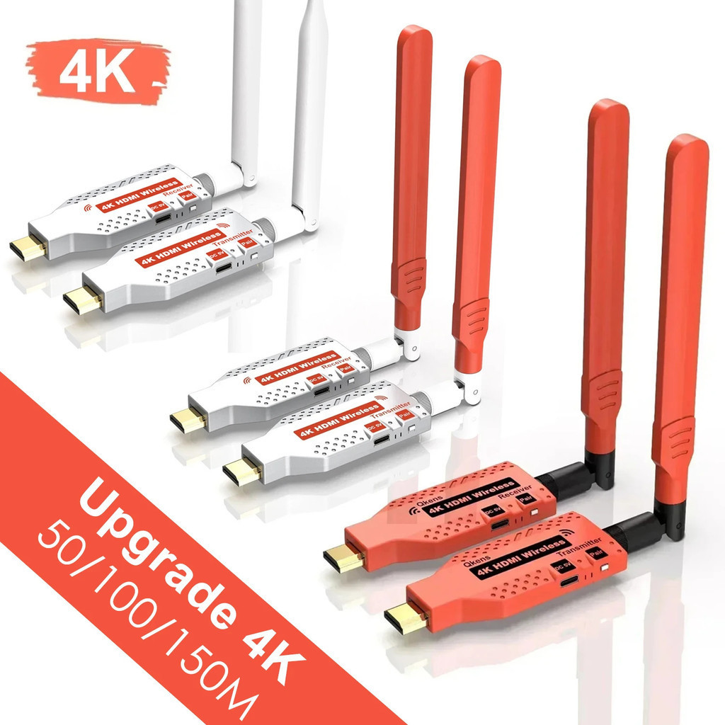 1080p 4K HDMI Wireless Transmitter Receiver Video Display Adapter ...