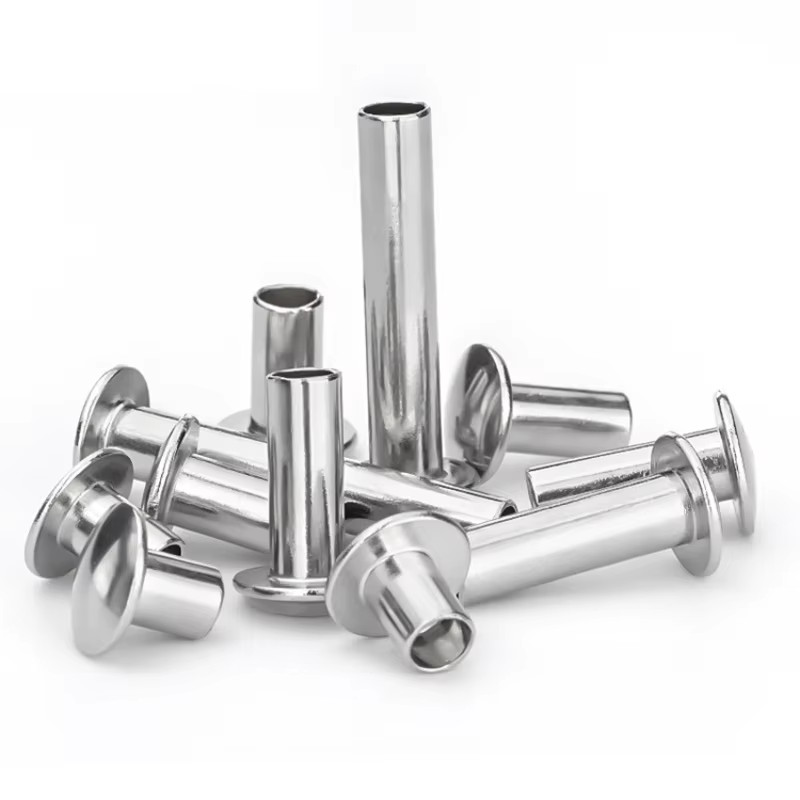 M6 M8 M10 304 Stainless Steel Flat Round Head Semi-Hollow Core Rivets ...