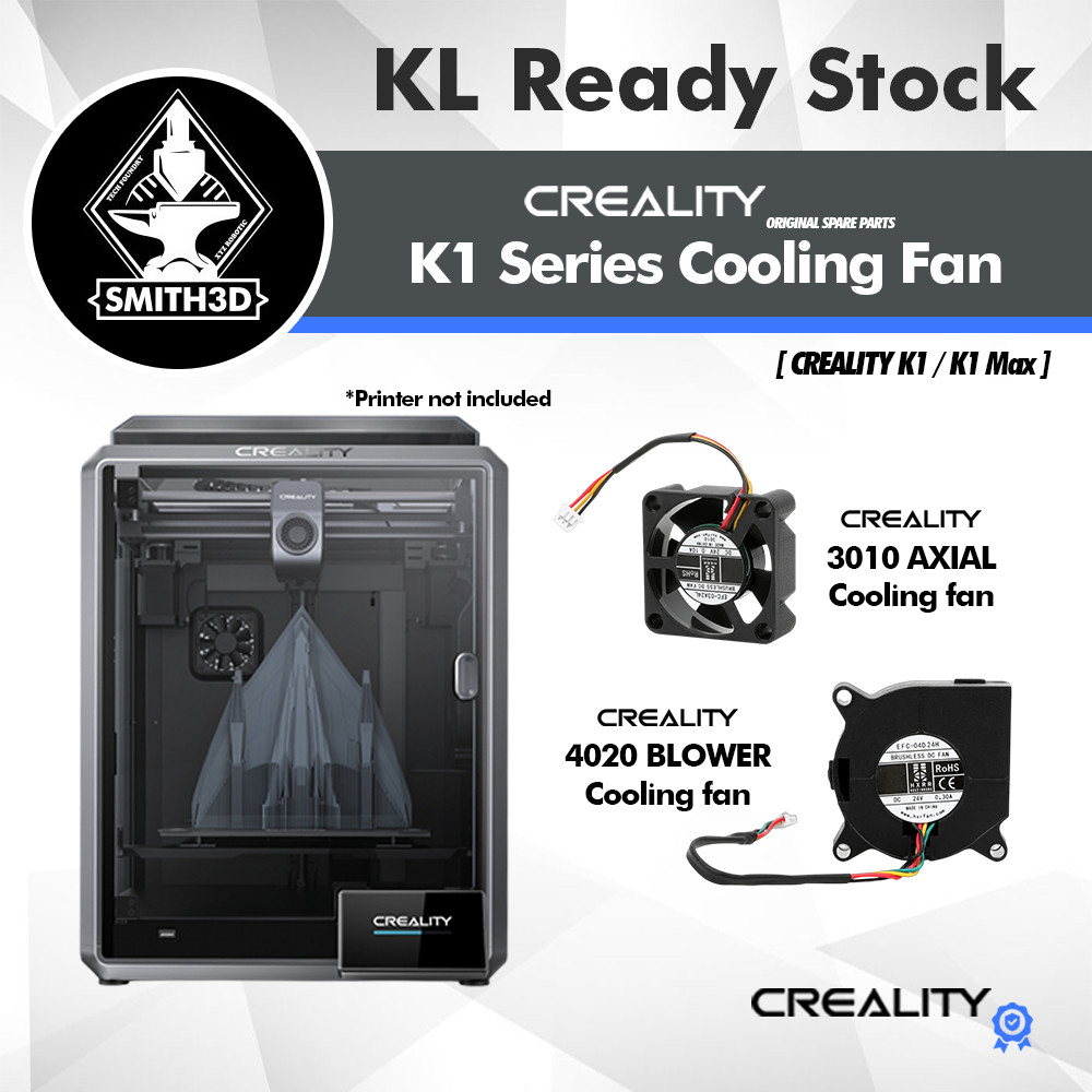 CREALITY K1 Series ( K1 / K1 Max ) Cooling Fan Spare Parts, 3010 Axial