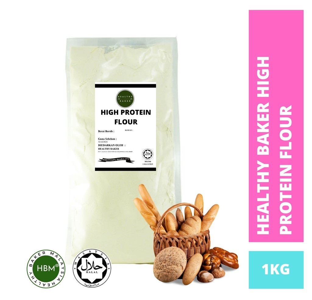 (HALAL) HIGH PROTEIN Flour 1kg Tepung Roti High Protein [Bread Flour ...