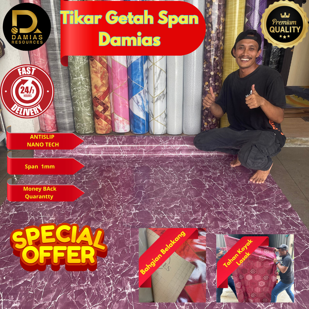 RAYA Top Exclusive Home And Living High Quality Tikar Getah Span 1 Roll ...