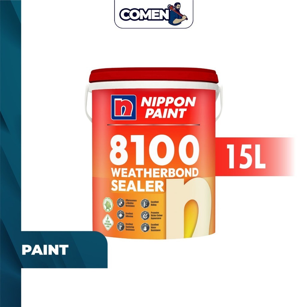 NIPPON PAINT 8100 Weatherbond Exterior Sealer 15L Exterior Undercoat