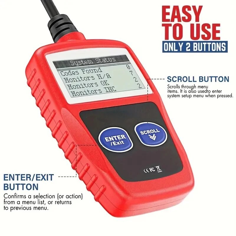 Car Fault Diagnosis Instrument Obd2 Clear Fault Codes Diagnostic ...