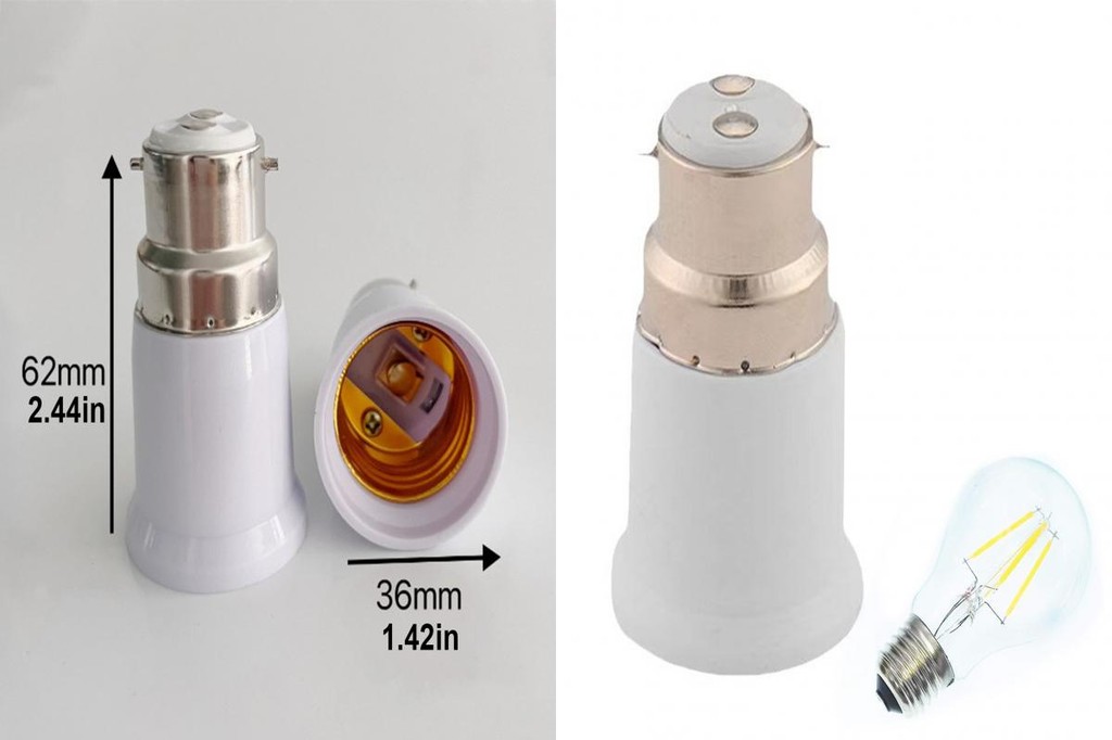 SOU Light Socket Adapter Flexible Voltage Light Socket Universal Light ...