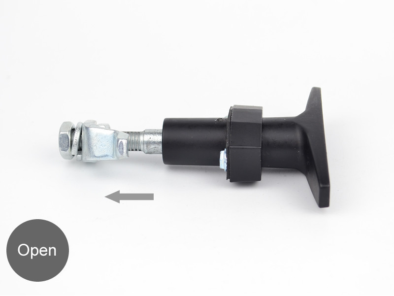Black MS309 T shape Handle lock,equipment Telescopic door locks ...