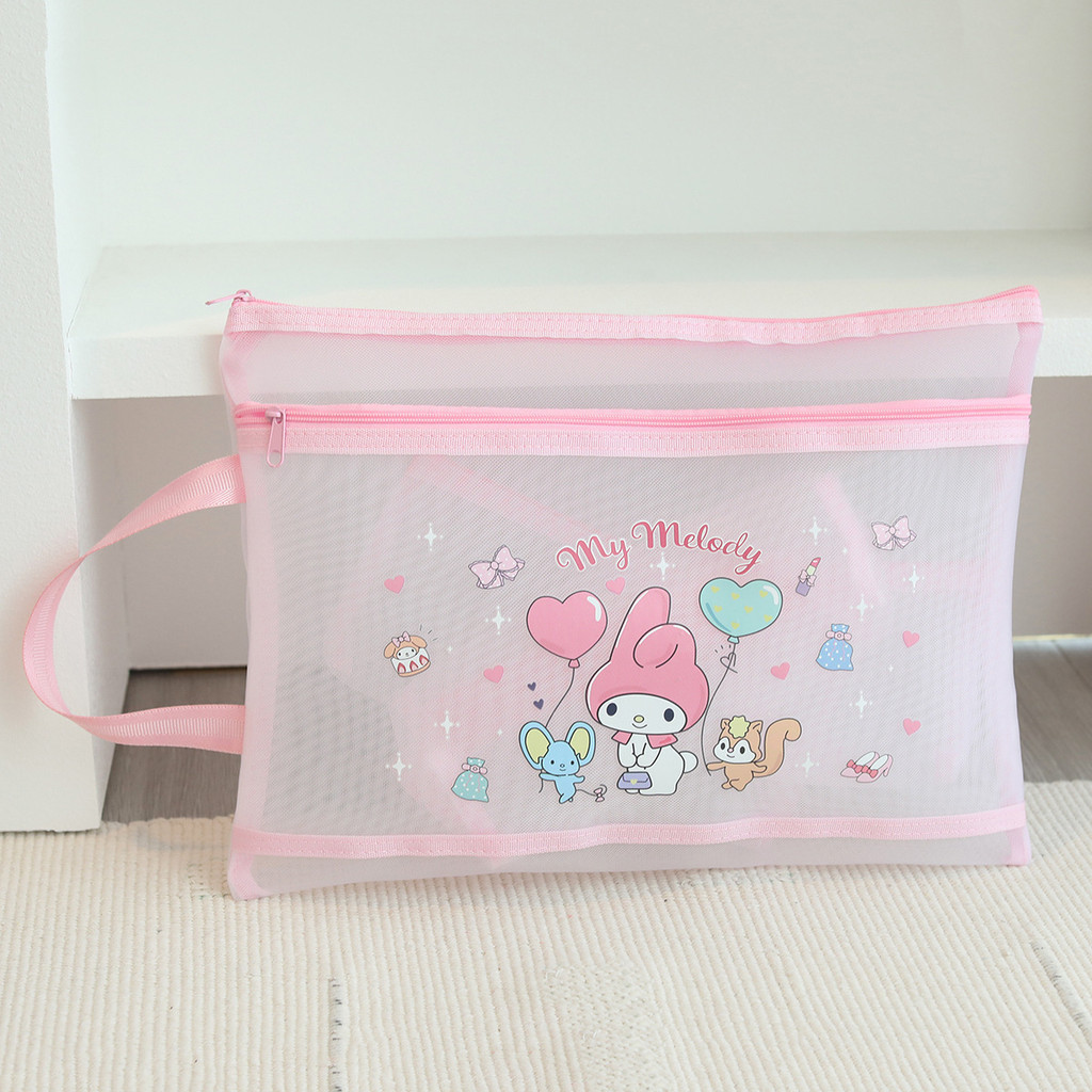 Cartoon Sanrio A4 Mesh Transparent Student Test Paper Double Layer ...
