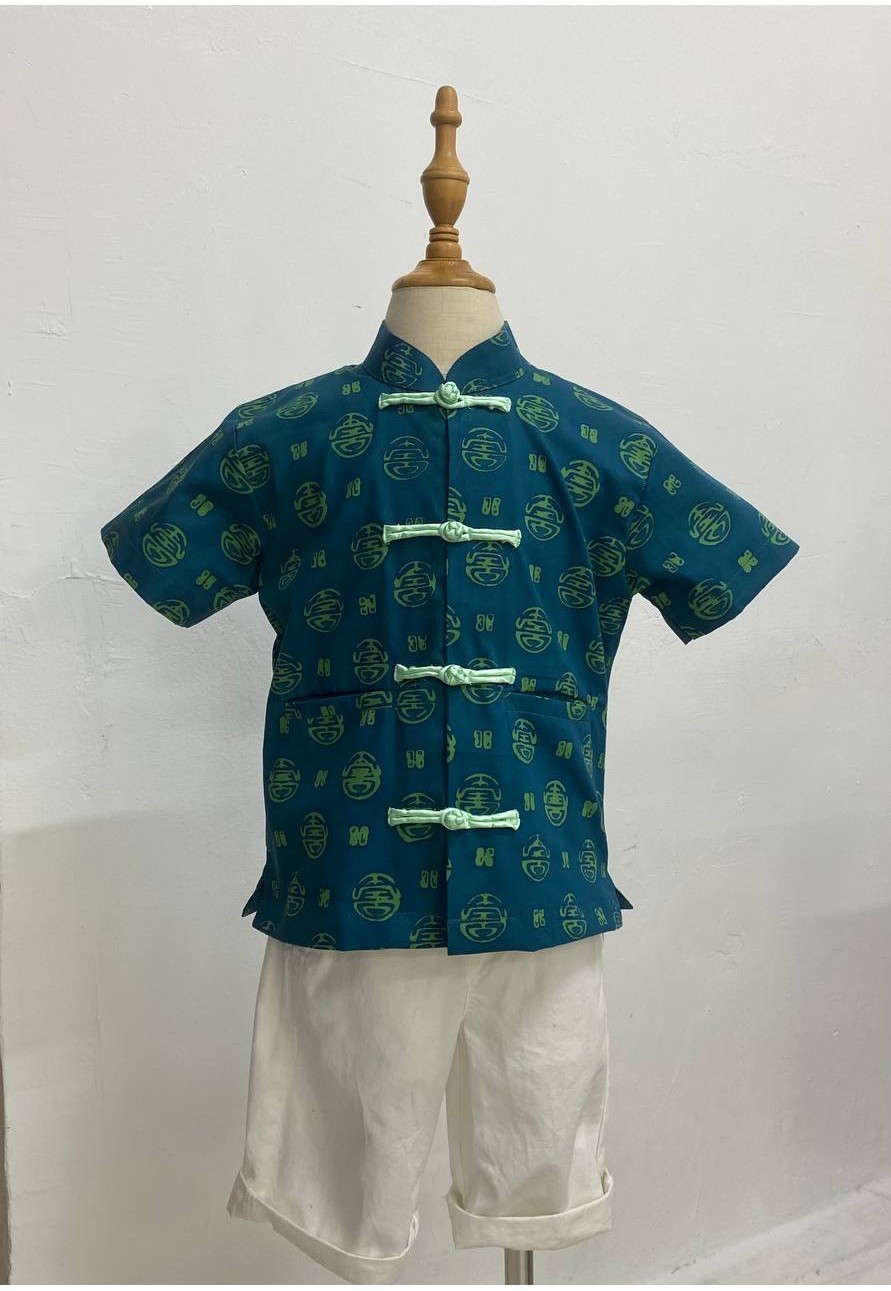 Shu Boys Batik Samfu Emerald Green | Shopee Malaysia