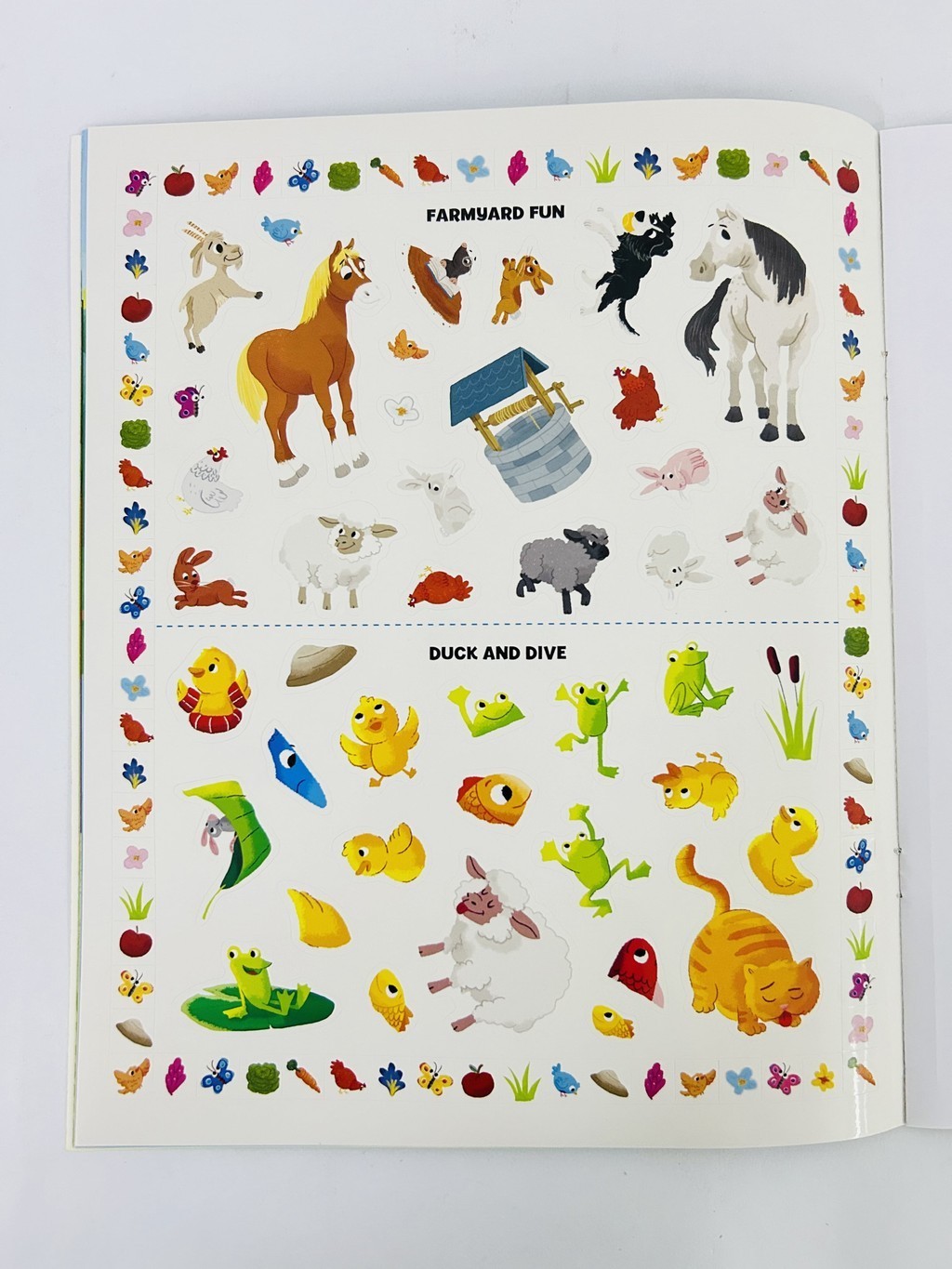 Farm Sticker Scenes Book For Kids To Decorate 8 Colourful Scenes With ...