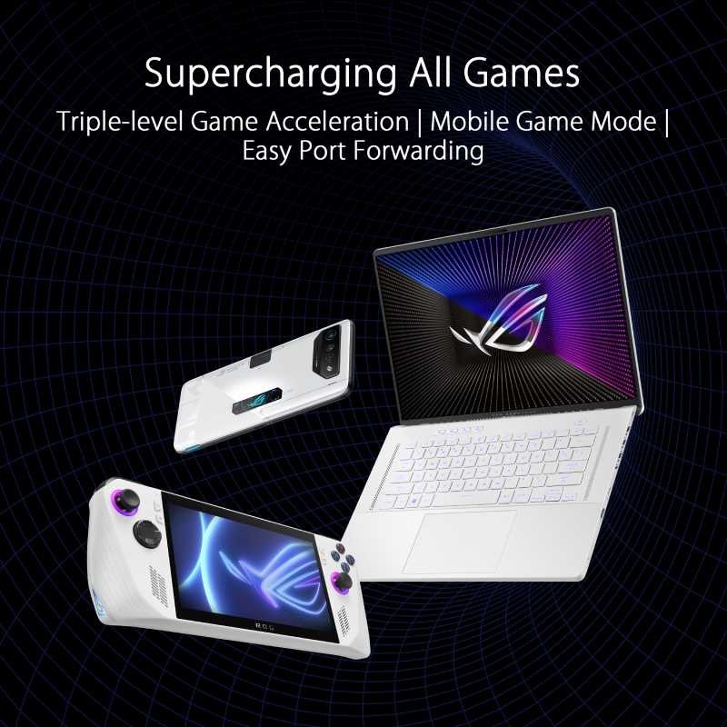 ASUS ROG Rapture GT-BE98 Quad-band WiFi 7 (802.11be) Gaming Router ...
