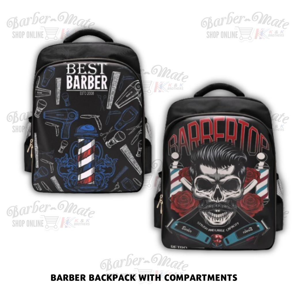 BARBER BACKPACK WITH COMPARTMENTS | Shopee Malaysia