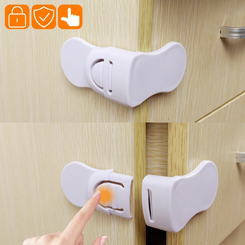 For Refrigerator, Drawer, Cabinet Door - Transparent Soft Adhesive ...