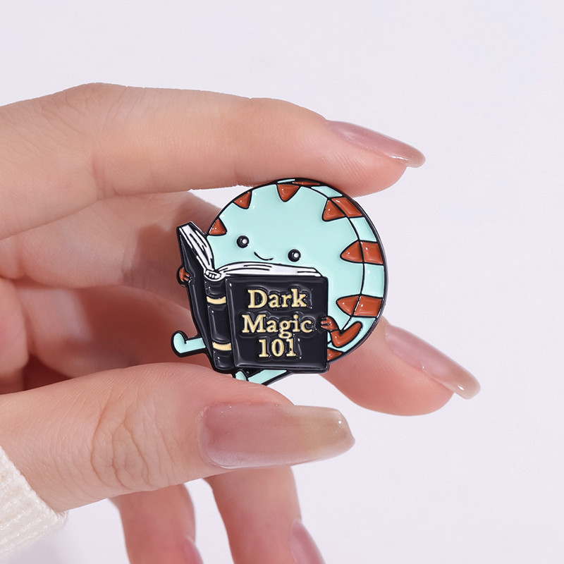 Peppermint Butler Dark Magic 101 Brooches Cartoon Monster Magic Enamel ...