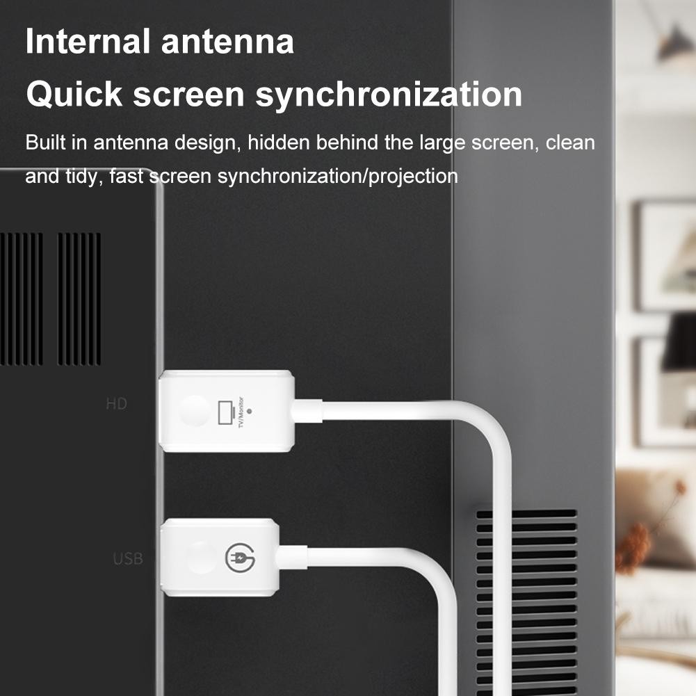 CS7 Wireless Type-C Extender HD-compatible Same Screen Extension Cable ...
