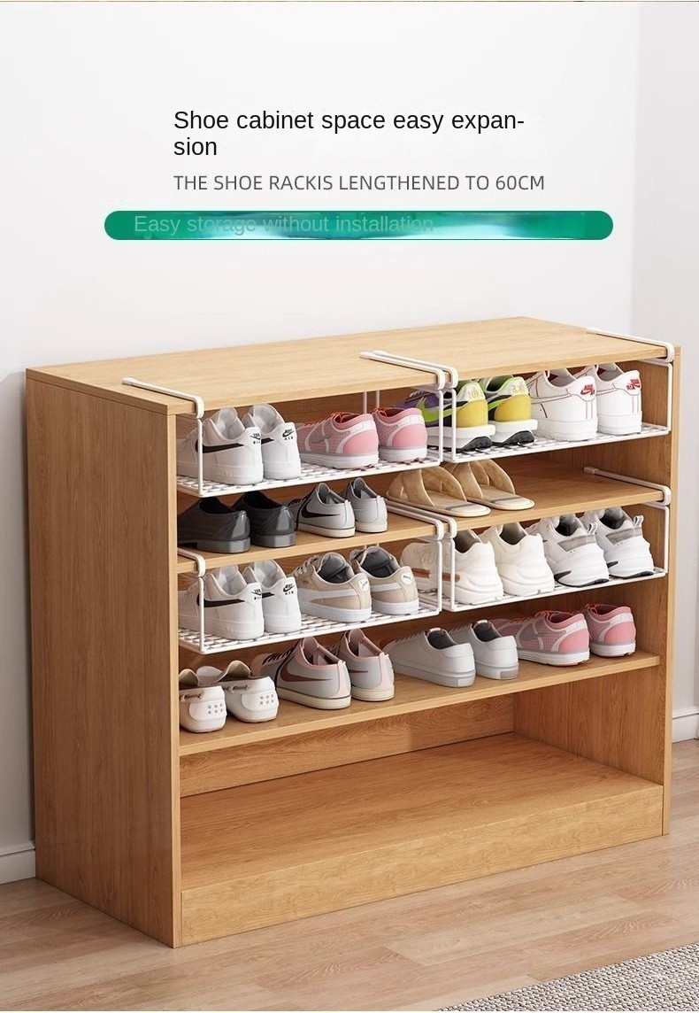 Layered Shoe Rack Household Shoe Cabinet Partition Artifact Space ...