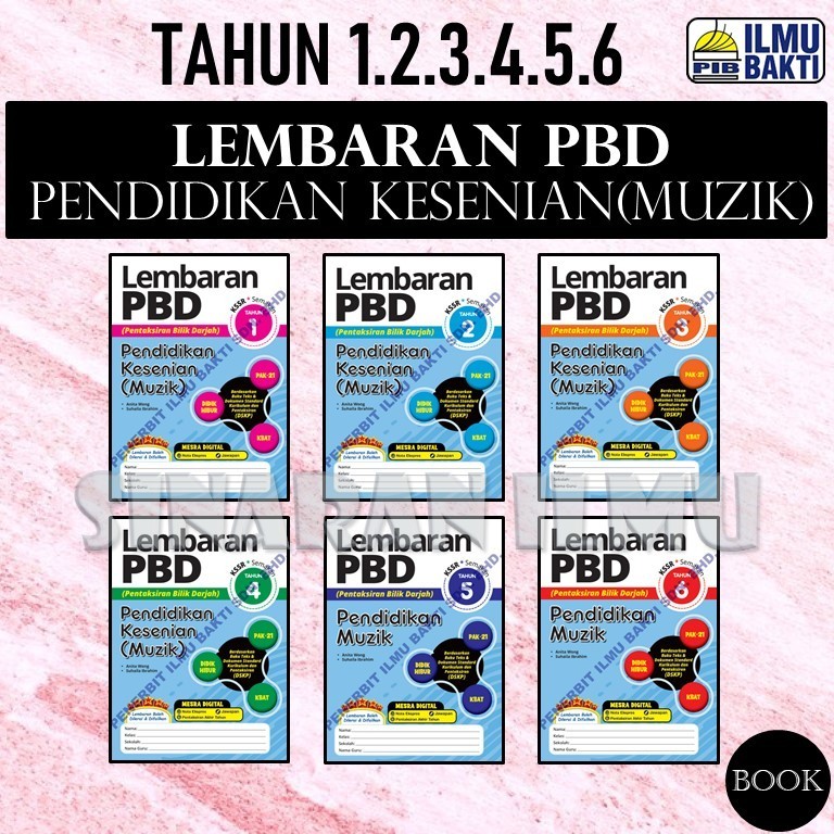 LEMBARAN PBD PENDIDIKAN KESENIAN MUZIK TAHUN 1 2 3 4 5 6 | MODUL ...