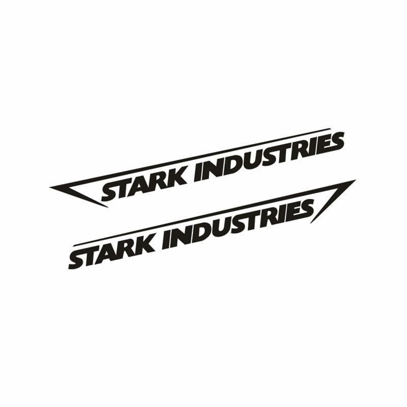 Car Art Tour Iron Man Stark Industrial Car Stickers Unique Reflective ...