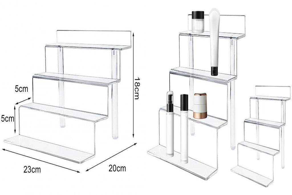 SGW_ Acrylic Display Rack Dresser Organization Stand Multi-layered ...