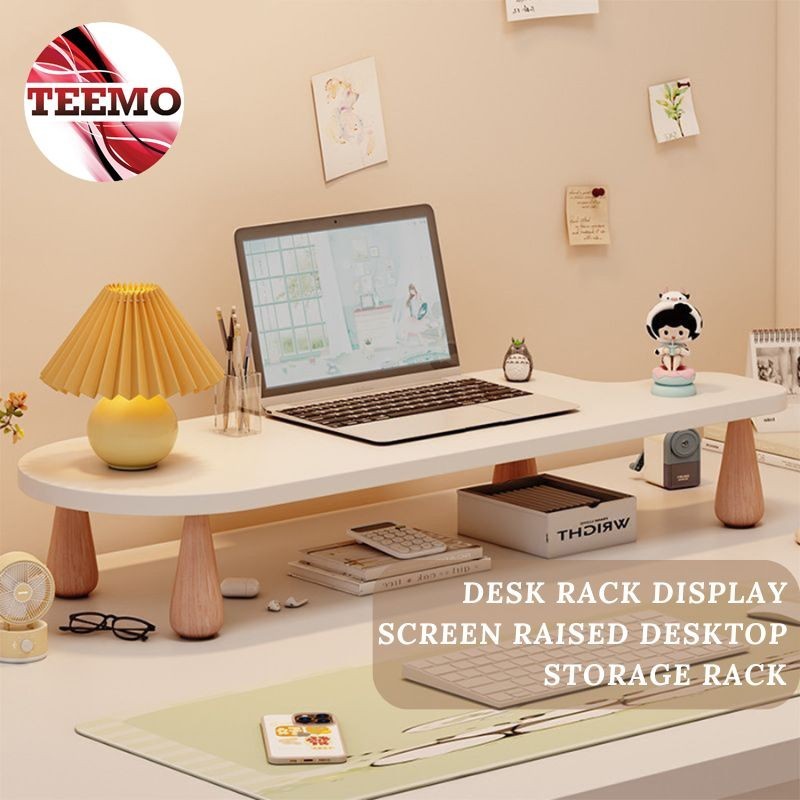 Teemo Desk Rack Display Screen Raised Desktop Storage Rack Workstation ...