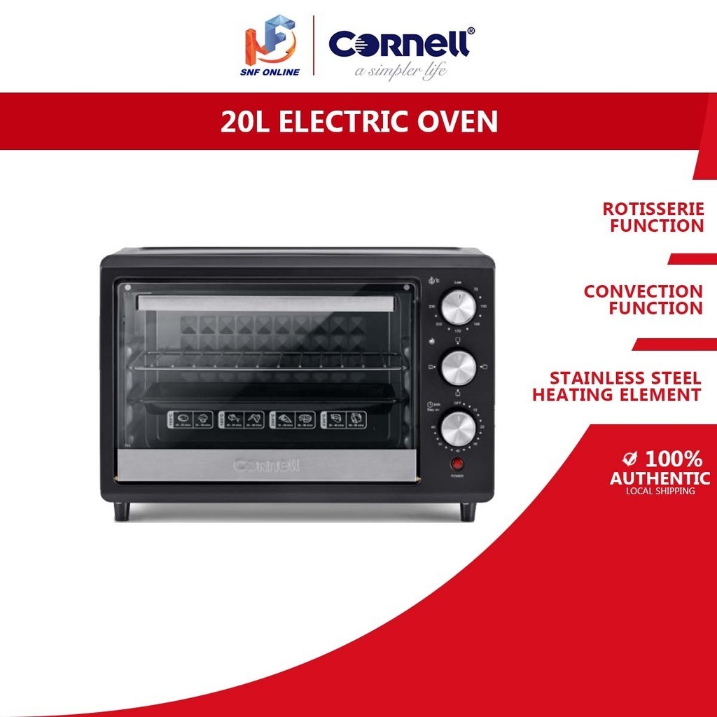 Cornell Electric Oven 20l Ceo E2010x Shopee Malaysia 4981