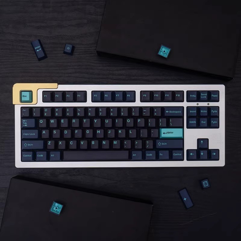 GMK 173 KEYS Two-color Optional Double Shot Cherry Profile ABS Keycaps ...