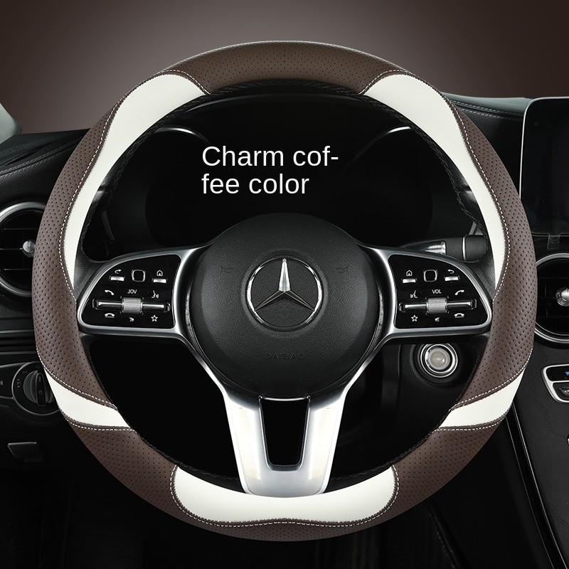 Classic Leather UV Resistant Car Steering Wheel Cover Specific Car Models Vezel Artez Xtrail