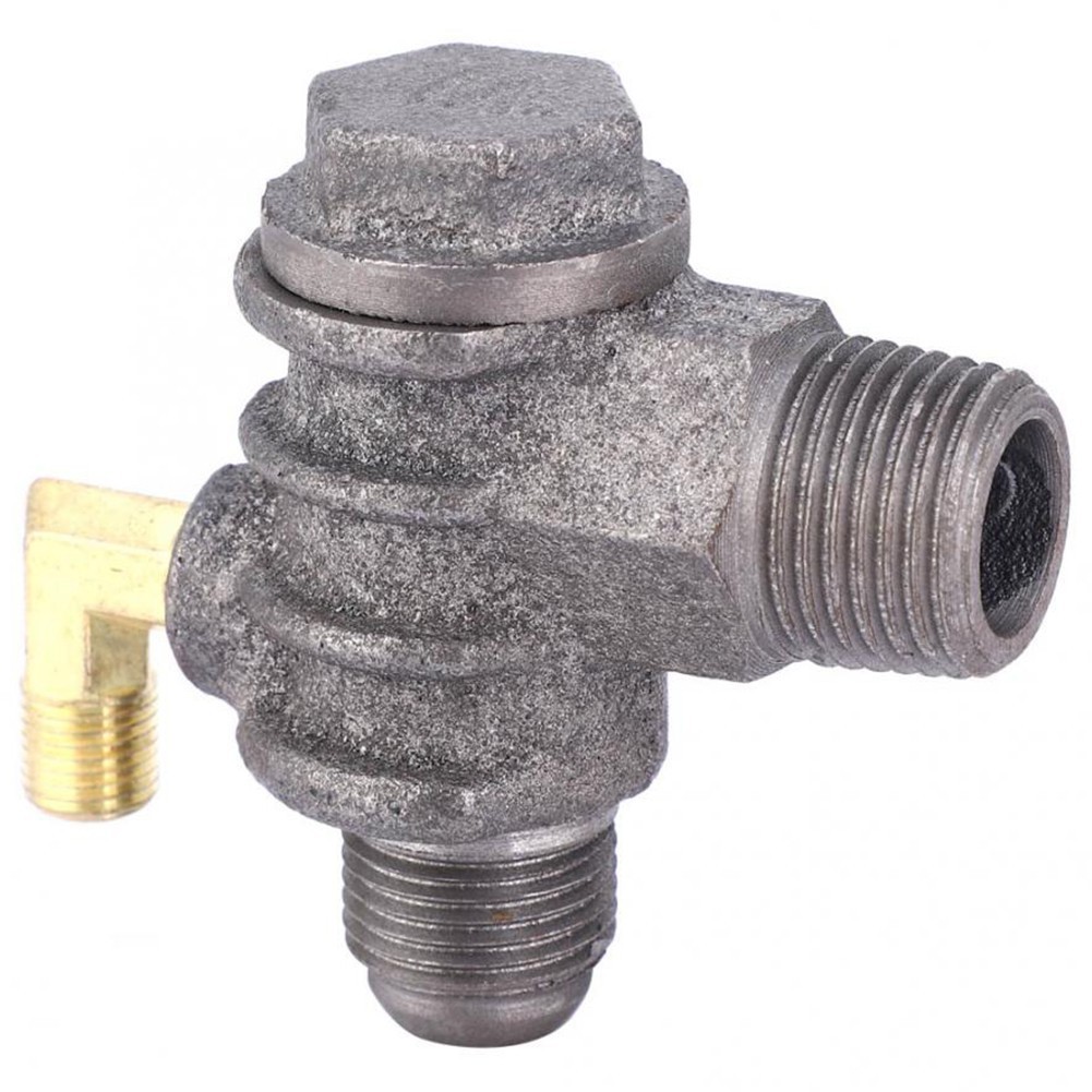 Air Compressor Male Thread 3-Port Check Valve Cast Iron Direct Piston ...