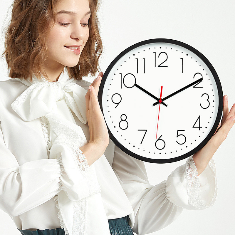 Contemporary Nordic 3d Wall Clock Creative Numerical Scale Clock 12 ...