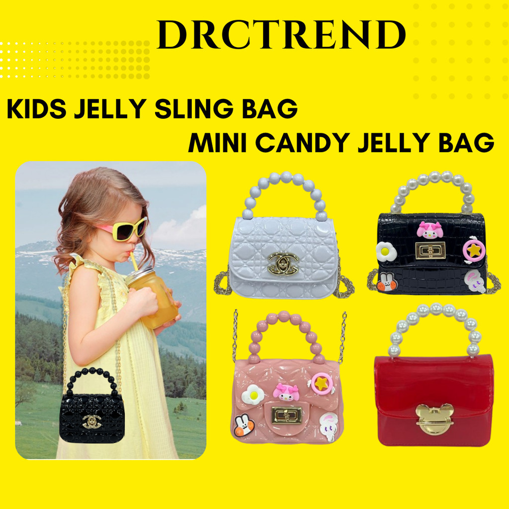 2025 KIDS RAYA BAG MINI PEARLS JELLY SLING BAG BEG RAYA BUDAK PEREMPUAN ...